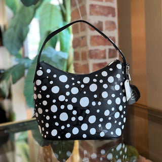 LOUIS VUITTON Marshmallow Monogram Giant Yayoi Kusama Hobo Bag