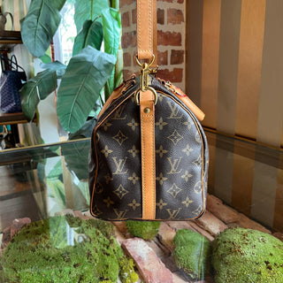 LOUIS VUITTON Monogram World Tour Speedy 30 Bandouliere