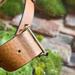 VALENTINO GARAVANI Messenger Brown Pebbled Calfskin Crossbody Bag