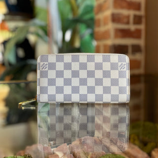 LOUIS VUITTON Zippy Damier Azur Canvas Wallet