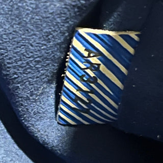 LOUIS VUITTON Twist Pins Blue Epi Tote