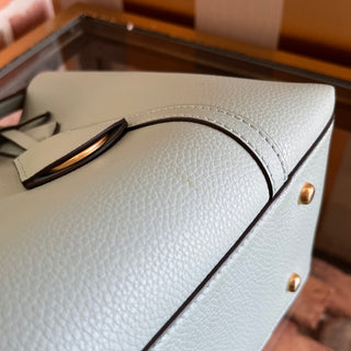 TORY BURCH Perry Small Blue Triple Compartment Tote