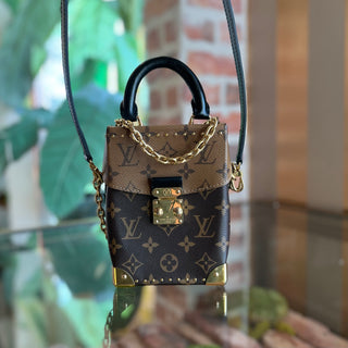LOUIS VUITTON Camera Box Monogram Reverse Monogram Canvas Crossbody Bag