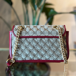 GUCCI GG Canvas Marmont Crossbody