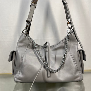 LOUIS VUITTON CarryAll Cargo PM Gris Trianon Lambskin Hobo Bag