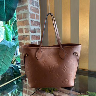 LOUIS VUITTON Cognac Empriente Neverfull MM