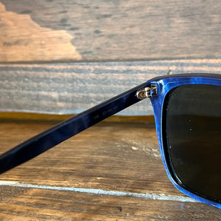 GUCCI GG0082S Blue Tortoise Acetate Square Sunglasses