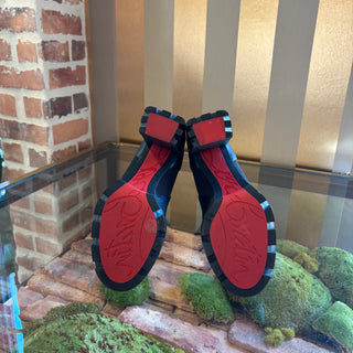 CHRISTIAN LOUBOUTIN Dianouchette Lug 100 mm Low Boots 37.5