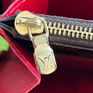 LOUIS VUITTON Damier Ebene Coated Canvas Zippy Wallet