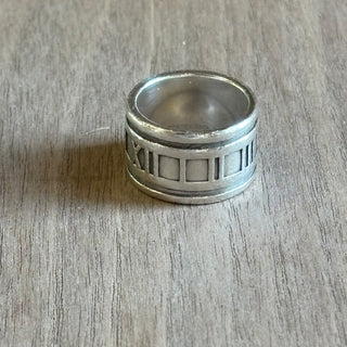TIFFANY & CO Roman Numeral Ring Size 6