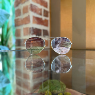 TOM FORD TF551 Silver Metal Aviator Sunglasses