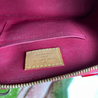 LOUIS VUITTON Alma BB Pomme D'Amour Vernis Top Handle Bag