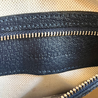 GUCCI Ophidia Mini GG Supreme Monogram Textured Dollar Calfskin Web Studded Flap Crossbody
