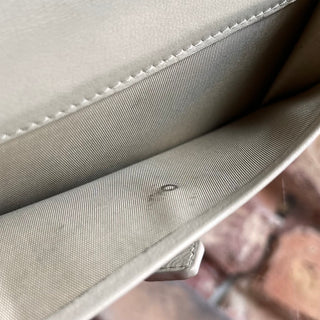GIVENCHY Cut 4G Beige Leather Wallet