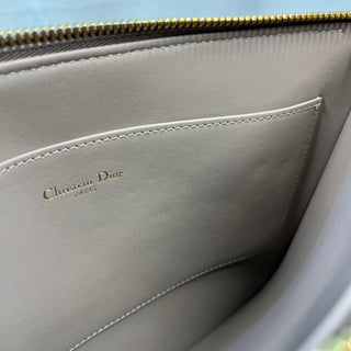 CHRISTIAN DIOR Medium Caro Daily Taupe Pouch