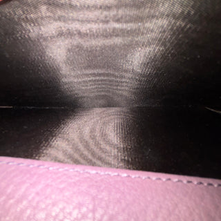 GUCCI Purple Leather Logo Wallet