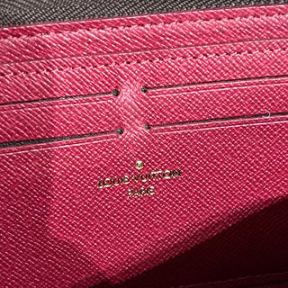 LOUIS VUITTON Clemence Fuchsia Monogram Canvas Wallet