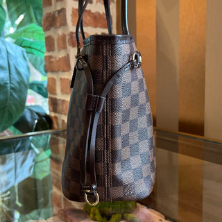 LOUIS VUITTON Neverfull PM Brown Damier Ebene Canvas Tote Bag