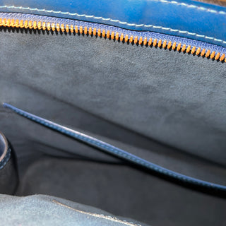 LOUIS VUITTON Lussac Shoulder Bag in Toledo Blue Epi Leather