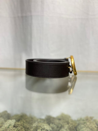 GUCCI GG Marmont Brown Leather Belt 100/40