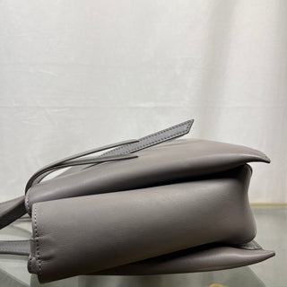 CELINE Tri-fold Medium Grey Shoulder Bag