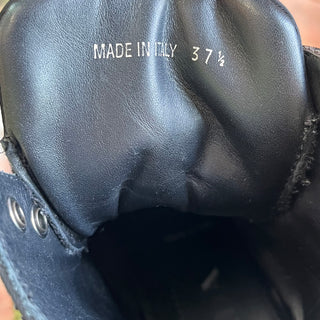 PRADA Black Nylon Combat Boots SZ37.5(7.5)