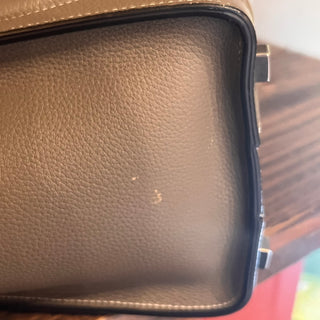 CELINE Luggage Micro Grey Drummed Calfskin Tote