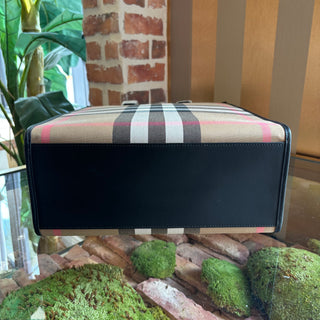 BURBERRY Vintage Check Top Handle Bag