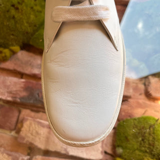 HERMES Blanc One Veau Sneakers SZ 40 (US 10)