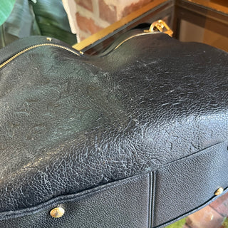 LOUIS VUITTON Spontini Black Empreinte Leather Hobo