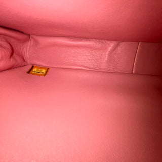 CHANEL Pink Square Quilt Lambskin Flap 2.55