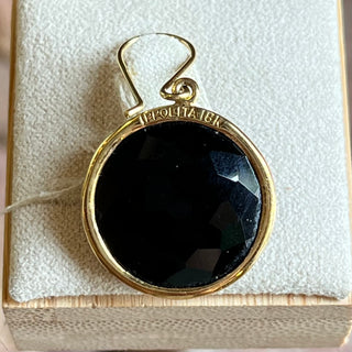 IPPOLITA Black Onyx Round 18K Gold Drop Earrings