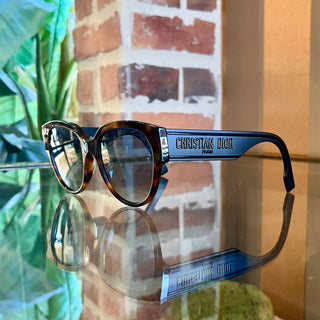 DIOR Diorid2 Tortoise Acetate Oversized Sunglasses