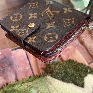 LOUIS VUITTON Portefeuille Celeste Trifold Brown Monogram Canvas Wallet