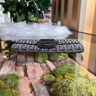 FENDI FF Zucca Canvas Wallet