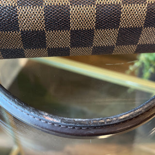 LOUIS VUITTON Croisette Damier Ebene Canvas Top Handle Bag