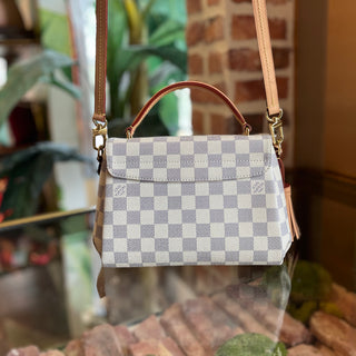 LOUIS VUITTON Croisette Damier Azur Canvas Top Handle