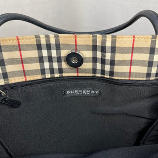 BURBERRY Vintage Check Canvas Tote