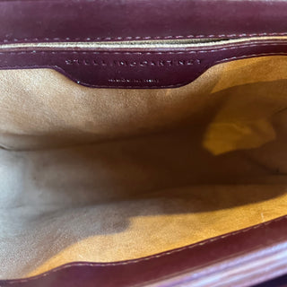 STELLA MCCARTNEY Falabellla Box Burggundy Velvet Crossbody