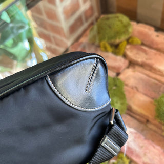 PRADA Black Tessuto Nylon Belt Bag