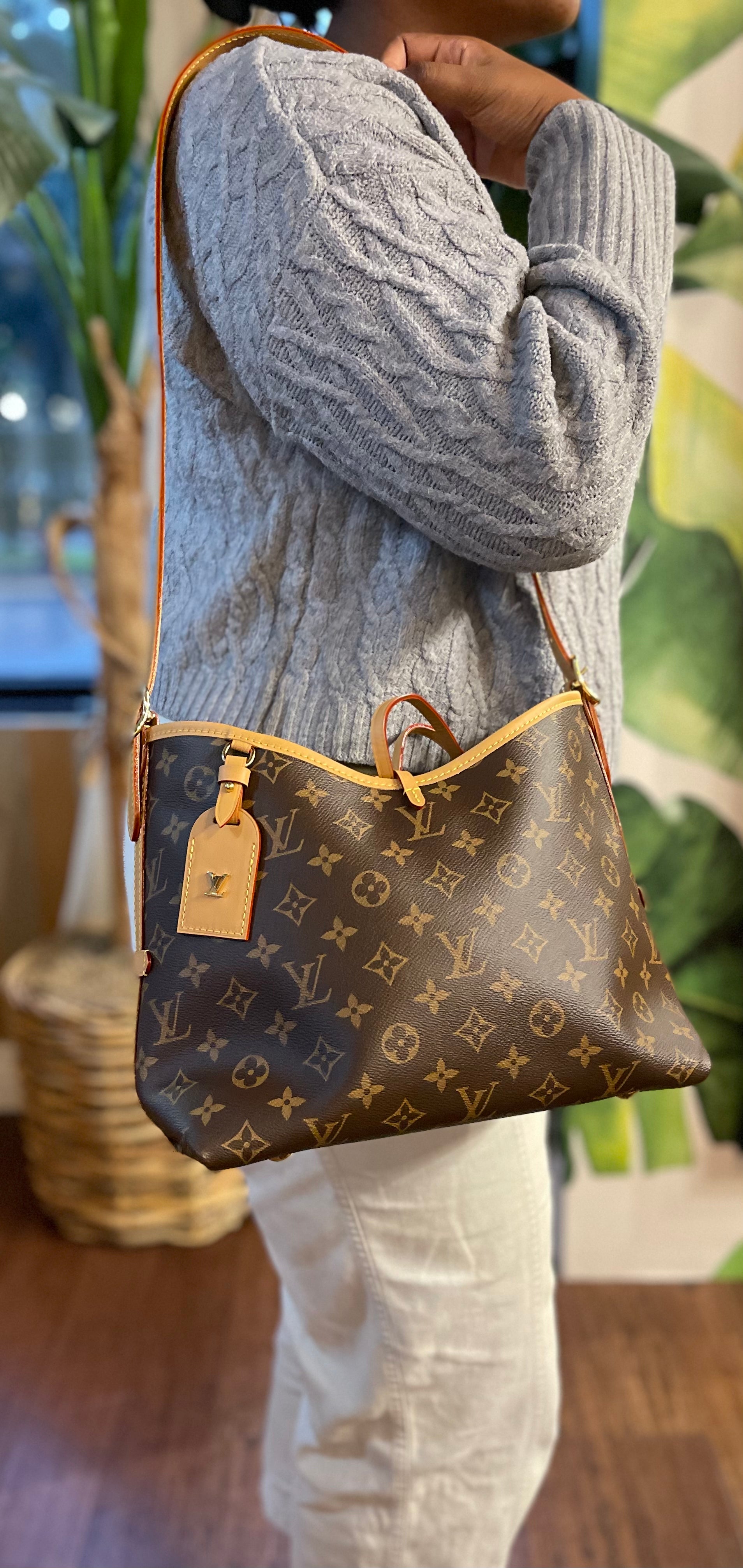 Louis Vuitton, Bags, 0 Authentic Louis Vuitton  Brown Monogram Crossbody  Bag