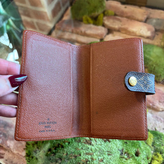 LOUIS VUITTON Mini Snap Wallet/ Agenda