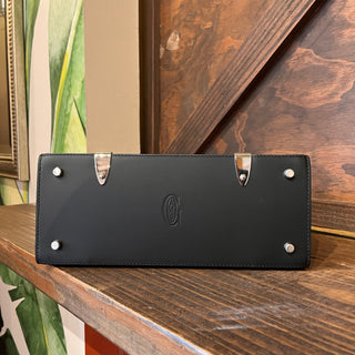 GOYARD Saigon PM Goyardine Canvas Clamecy Cowhide Top Handle