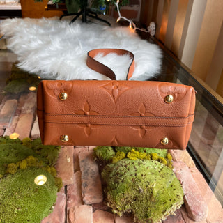 LOUIS VUITTON Carryall PM Cognac Empreinte Leather Hobo Bag