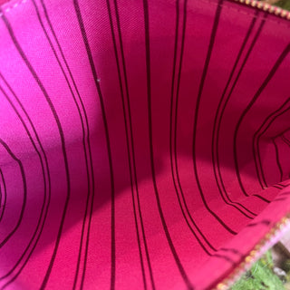 LOUIS VUITTON Pochette Accessories Limited Edition Pink Leather Cosmic Blossom Shoulder Bag