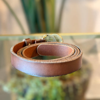 Gucci Thin GG Marmont Brown Belt 100 SZ 40