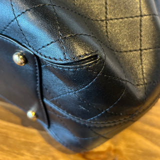 CHANEL Quilted CC Drawstring Bucket Bag