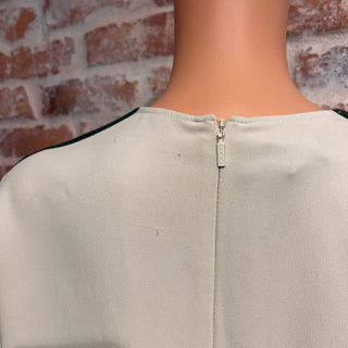 GUCCI Cream Web Stripe Viscose Knee-Length Dress SZ40(4US/S)