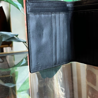 GUCCI GG Canvas Black Tiger Head Wallet DIA317