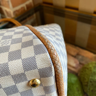 LOUIS VUITTON Propriano Damier Azur Shoulder Bag